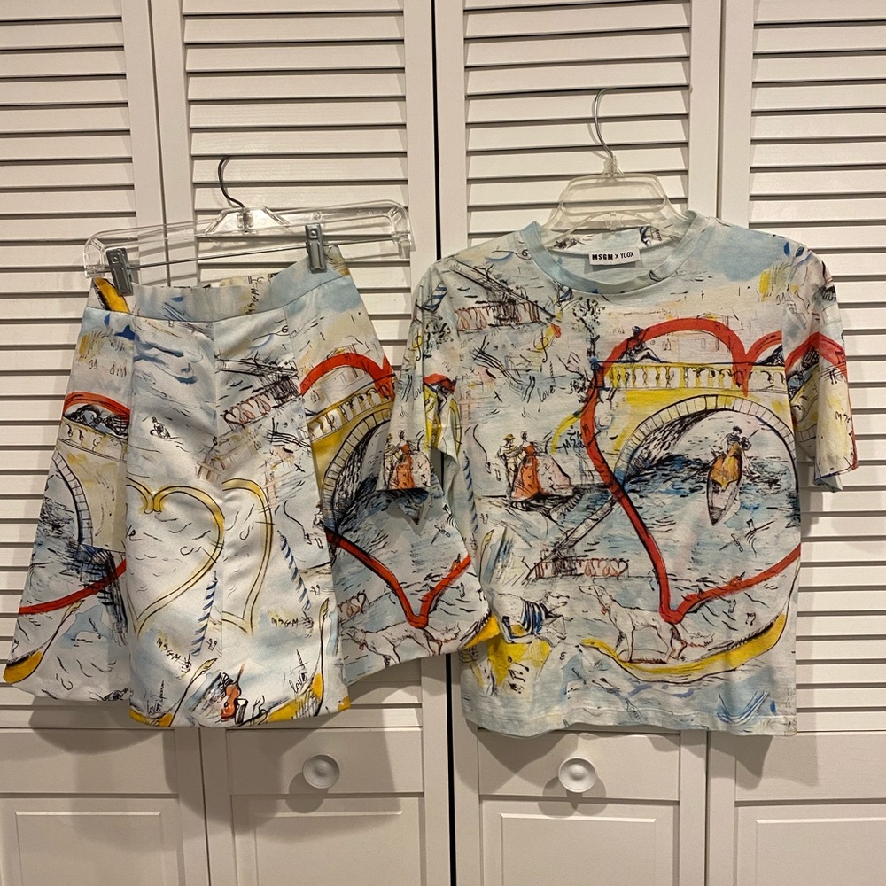 MSGM skirt set